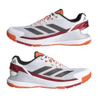 Adidas Crazyquick LS Padel Blanc Rouge Orange - vue 6