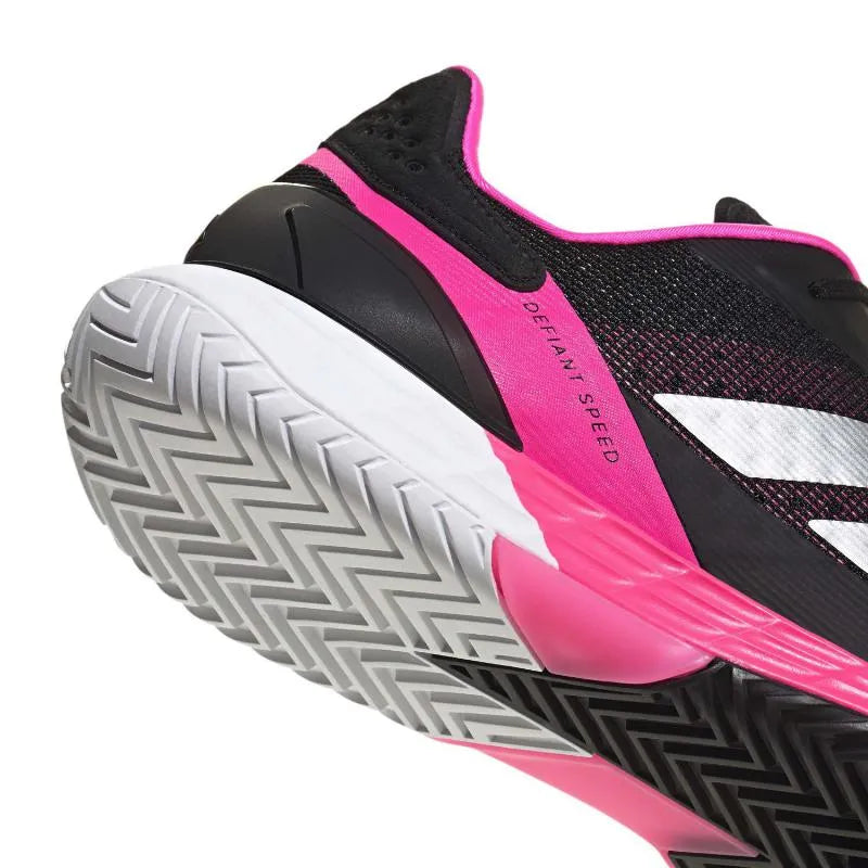 Adidas Defiant Speed 2 Noir Rose Argent - vue 8