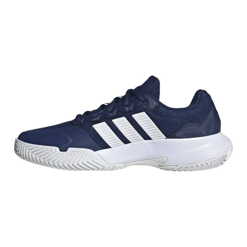 Adidas GameCourt 2 Bleu Oscuro Blanc - vue 3