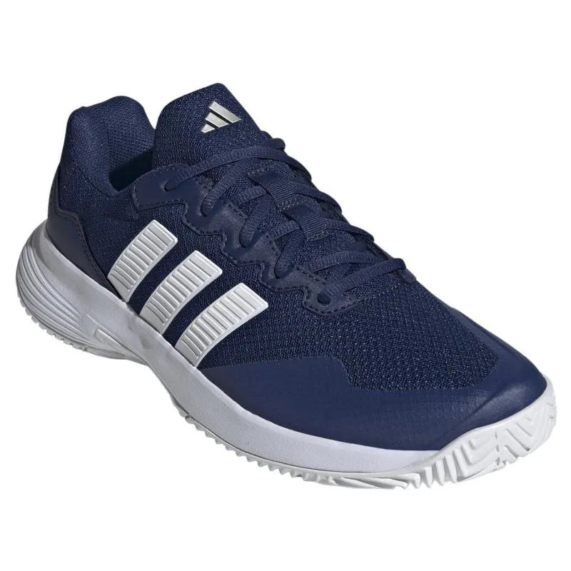 Adidas GameCourt 2 Bleu Oscuro Blanc - vue 4