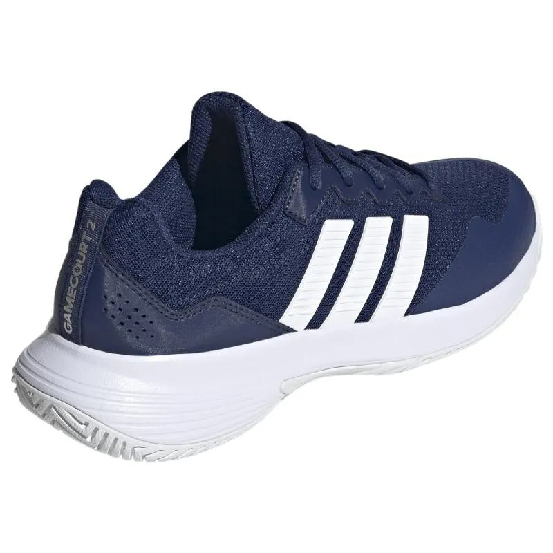 Adidas GameCourt 2 Bleu Oscuro Blanc - vue 5
