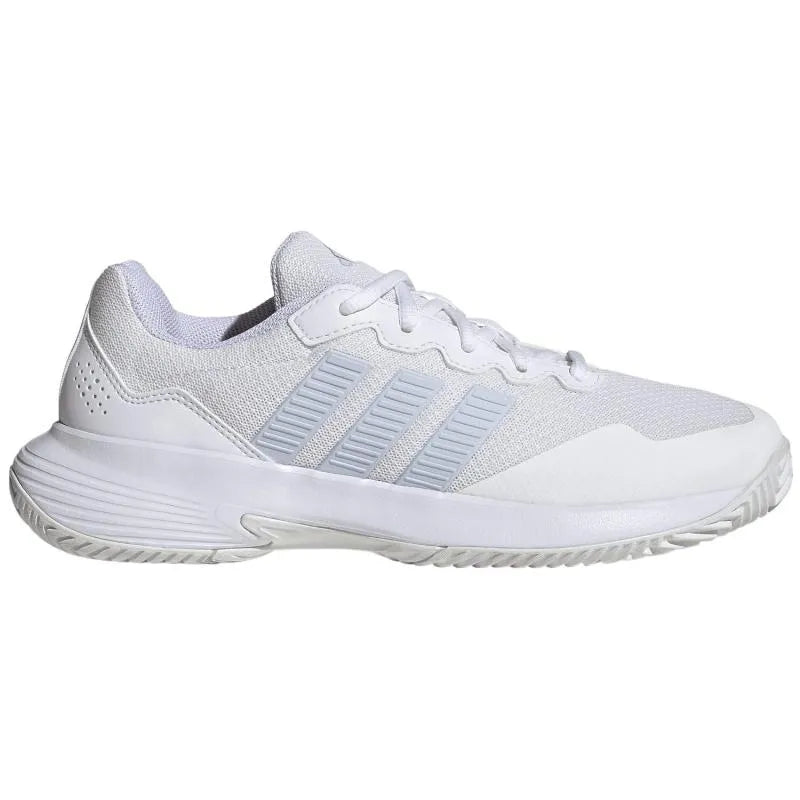 Adidas GameCourt 2 Blanc Bleu Celeste