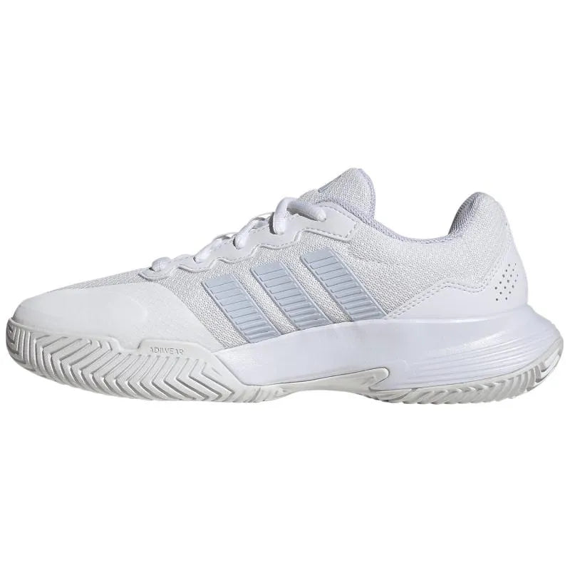 Adidas GameCourt 2 Blanc Bleu Celeste - vue 3