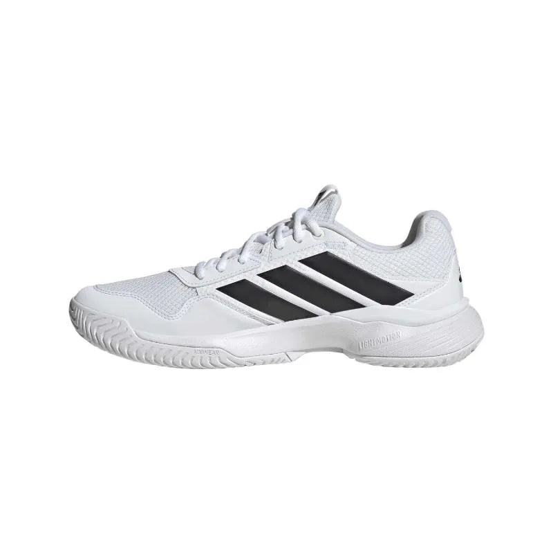 Adidas GameCourt 3 Blanc Noir - vue 3