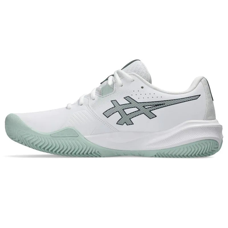 Asics Gel Challenger 15 Clay Blanc Vert Liquen - vue 3