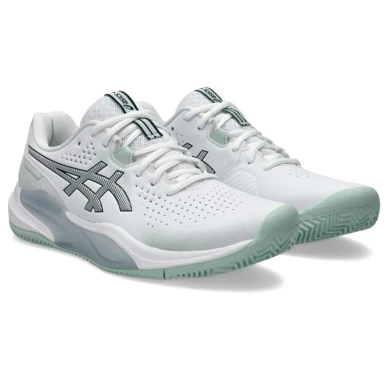 Asics Gel Challenger 15 Clay Blanc Vert Liquen - vue 4