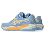 Asics Gel Challenger 15 Padel Bleu Stone Orange Femme - vue 5