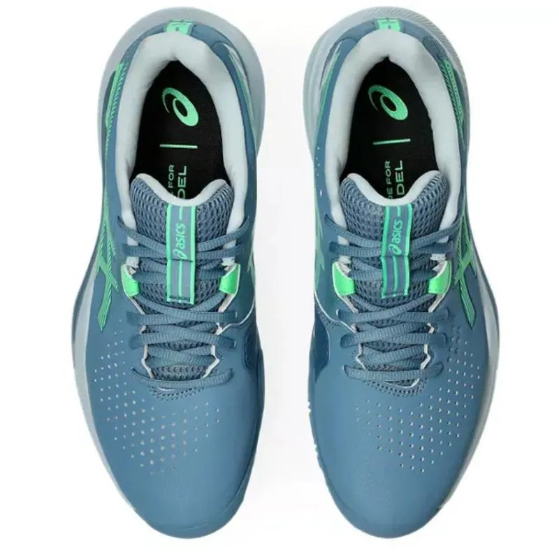 Asics Gel Challenger 15 Padel Bleu Vert - vue 4
