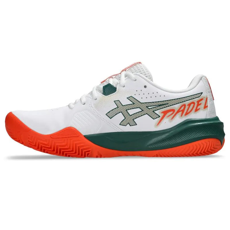 Asics Gel Challenger 15 Padel Blanc Orange - vue 3