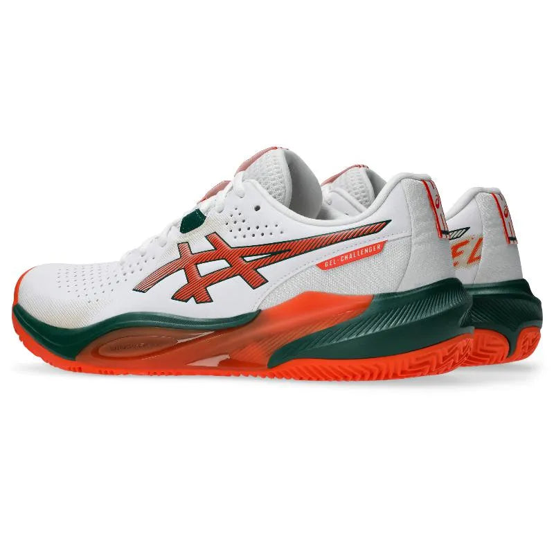 Asics Gel Challenger 15 Padel Blanc Orange - vue 4