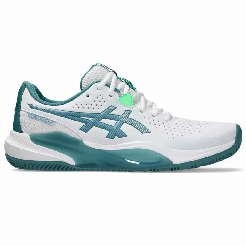 Asics Gel Challenger 15 Padel Blanc Vert Pino