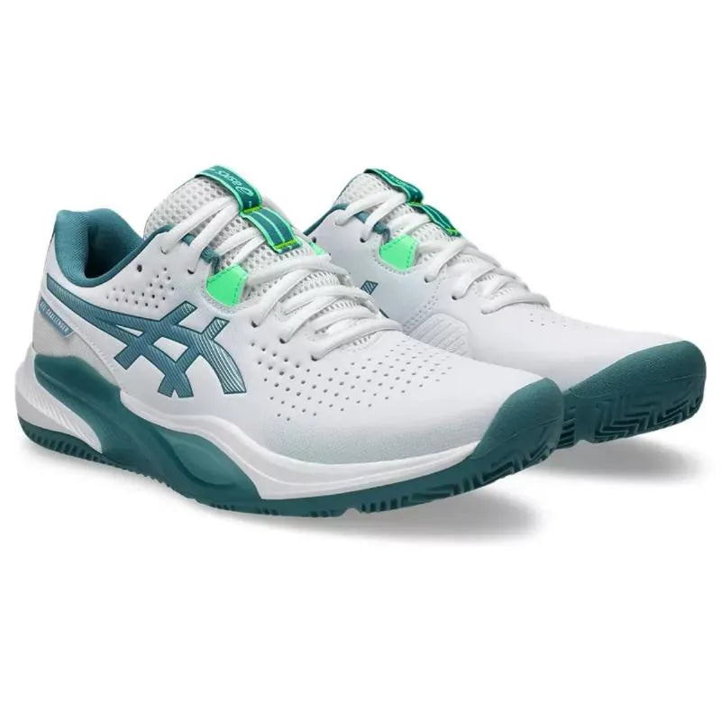 Asics Gel Challenger 15 Padel Blanc Vert Pino - vue 5