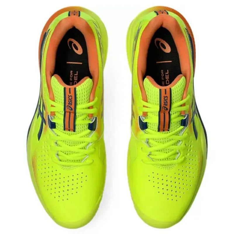 Asics Gel Challenger 15 Padel L.E Jaune Bleu Oscuro - vue 4