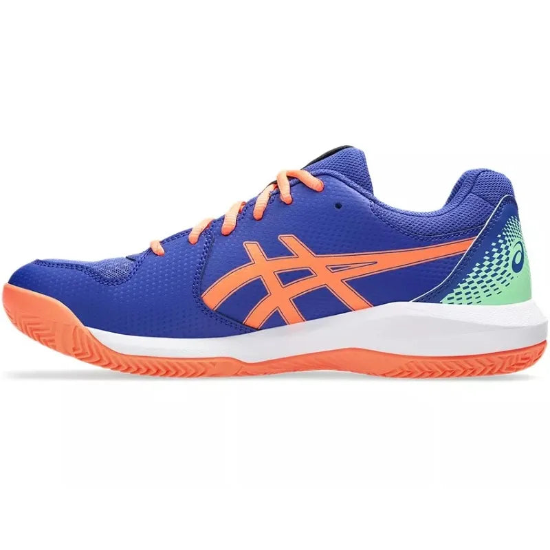 Asics Gel Dedicate 8 Padel Bleu Cobalto Coral - vue 3
