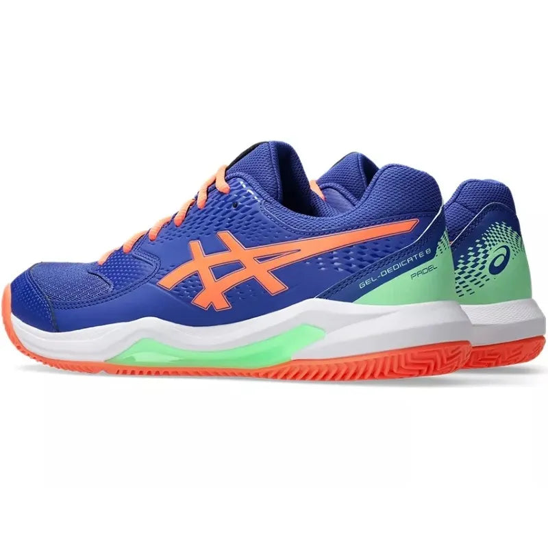 Asics Gel Dedicate 8 Padel Bleu Cobalto Coral - vue 7