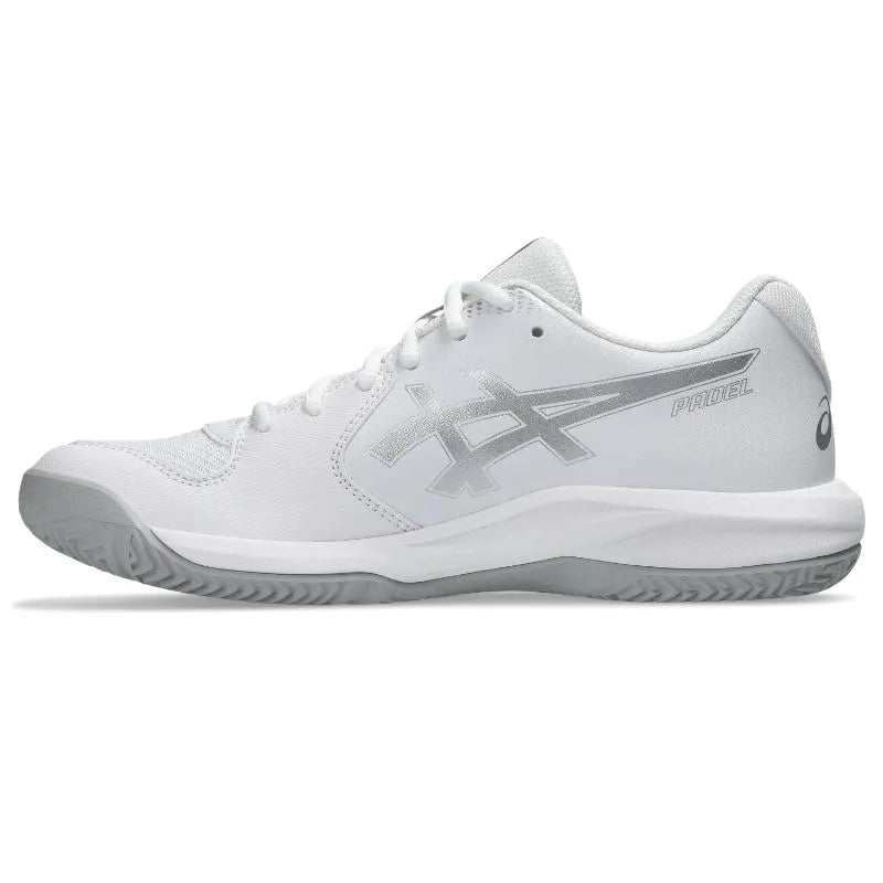 Asics Gel Dedicate 9 Padel Blanc Gris Femme - vue 3