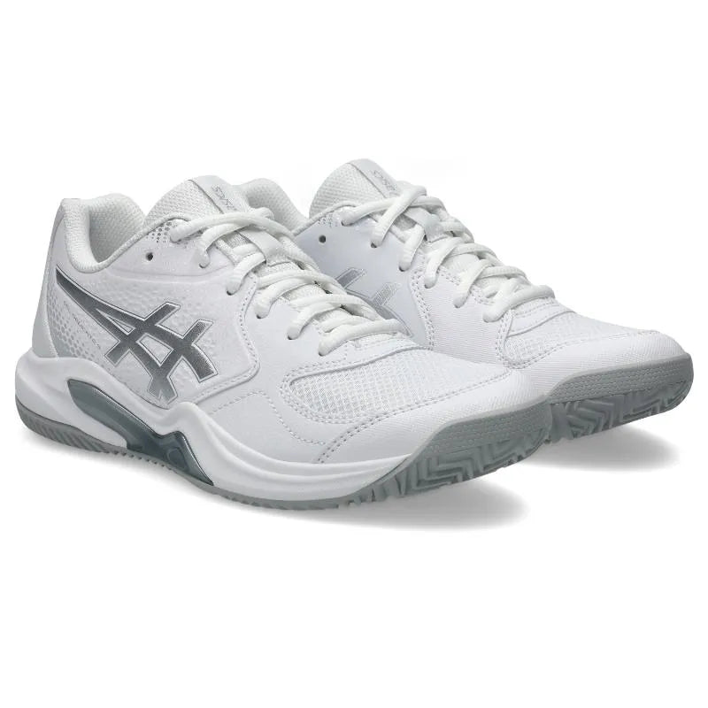 Asics Gel Dedicate 9 Padel Blanc Gris Femme - vue 4