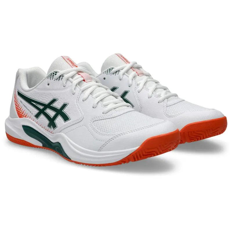 Asics Gel Dedicate 9 Padel Blanc Vert - vue 4