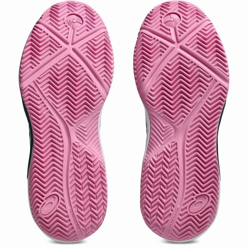Asics Gel Dedicate 9 Padel Blanc Vert Femme - vue 2