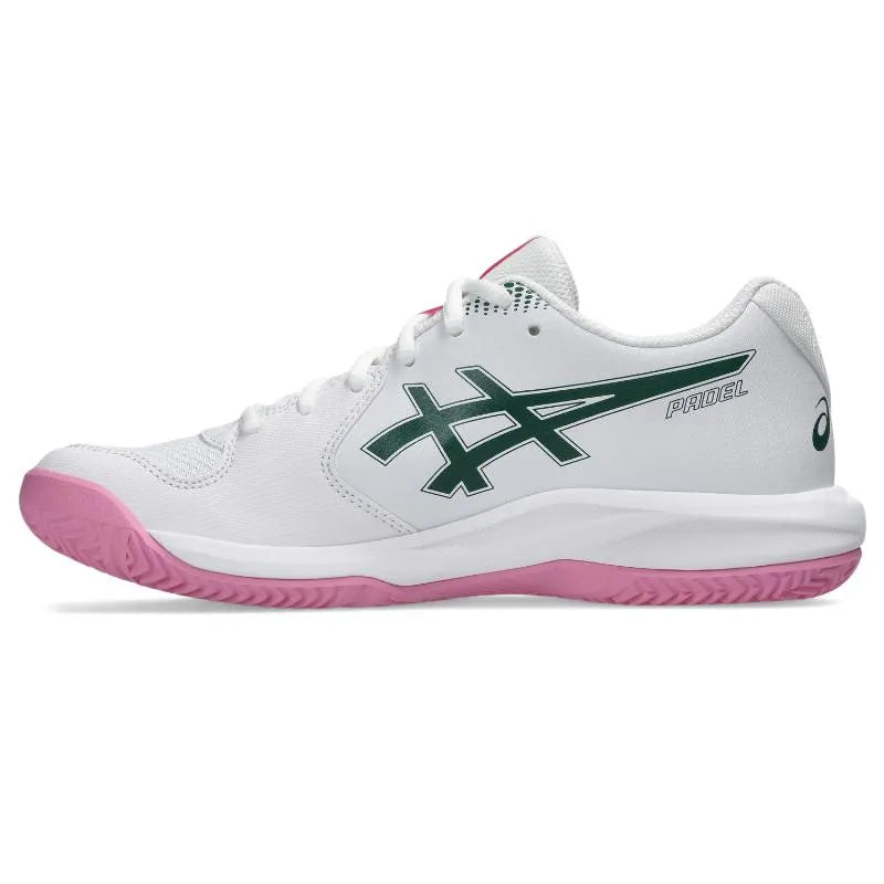 Asics Gel Dedicate 9 Padel Blanc Vert Femme - vue 3