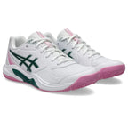Asics Gel Dedicate 9 Padel Blanc Vert Femme - vue 4