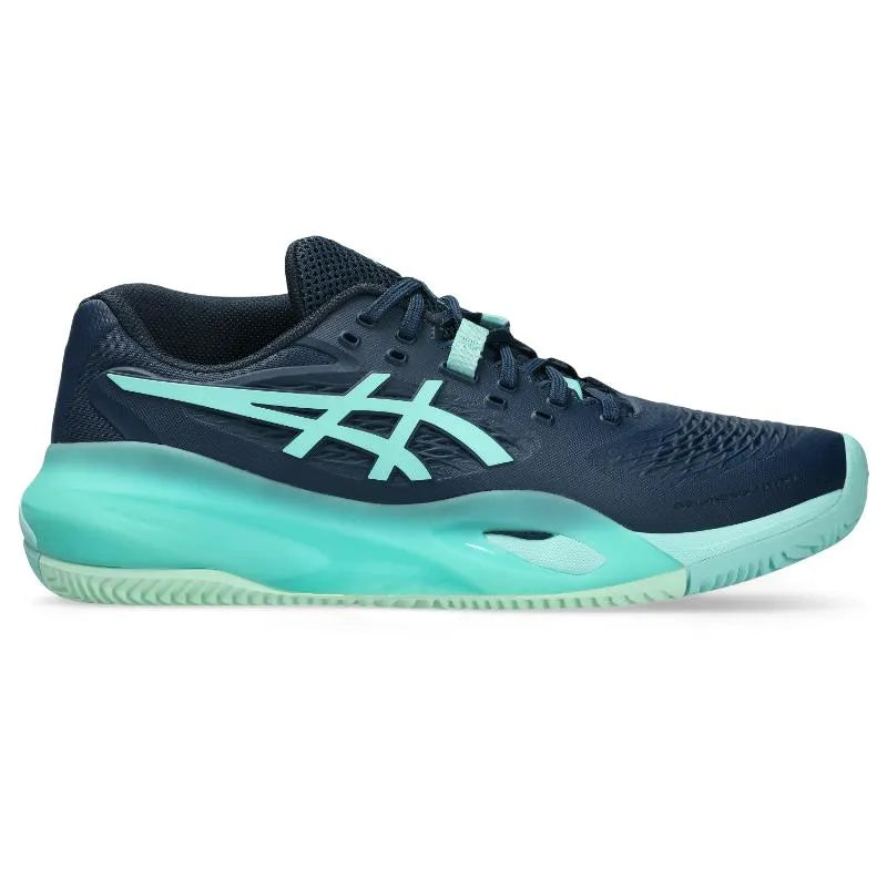 Asics Gel Resolution X Clay Bleu Oscuro Menta