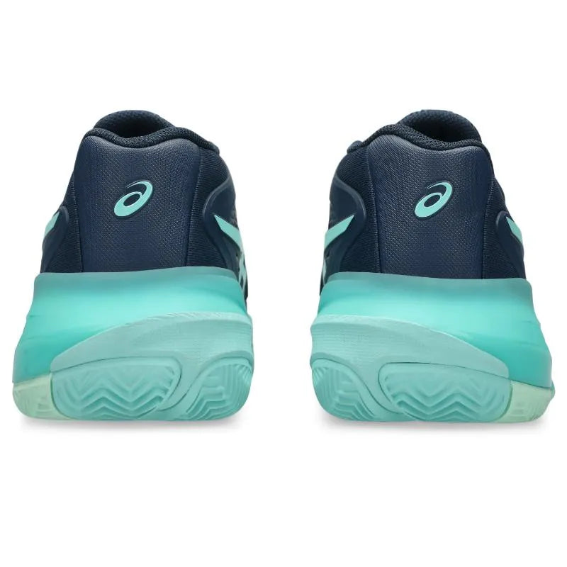 Asics Gel Resolution X Clay Bleu Oscuro Menta - vue 5