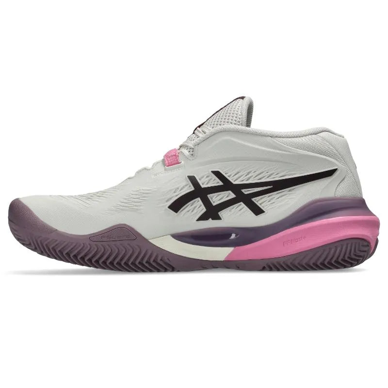Asics Gel Resolution X Clay Beige Granate Oscuro Femme - vue 3