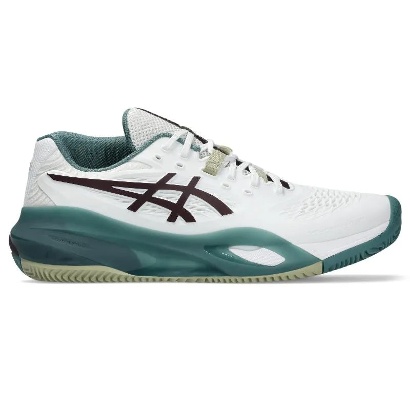Asics Gel Resolution X Clay Blanc Granate Oscuro