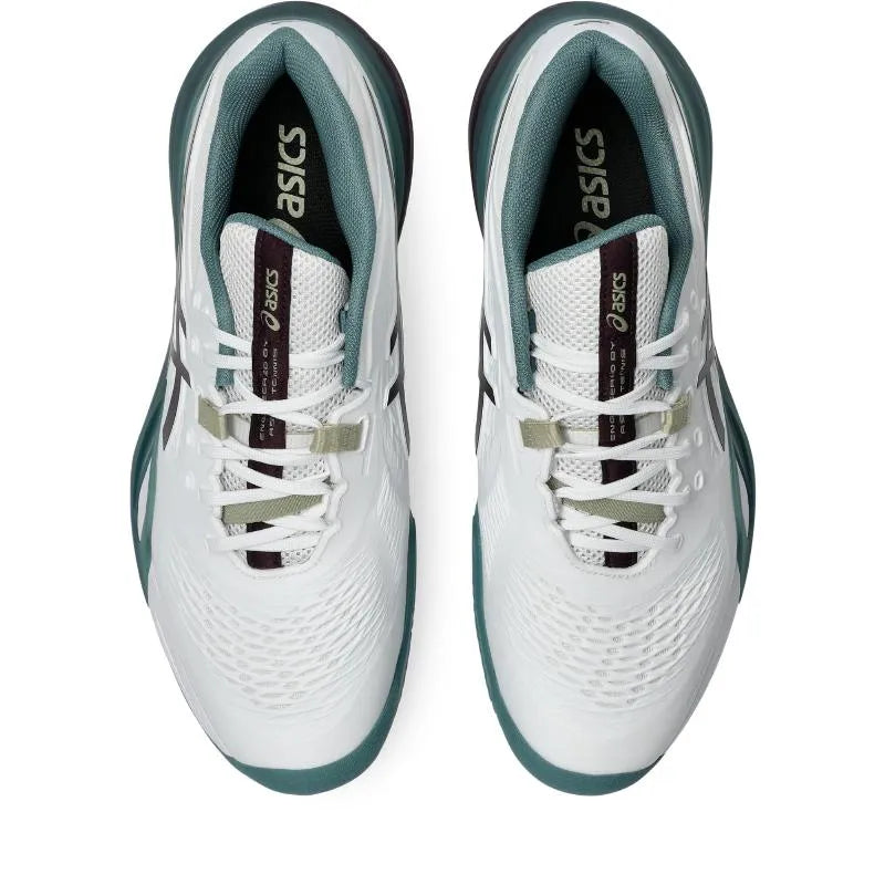Asics Gel Resolution X Clay Blanc Granate Oscuro - vue 4