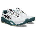 Asics Gel Resolution X Clay Blanc Granate Oscuro - vue 5