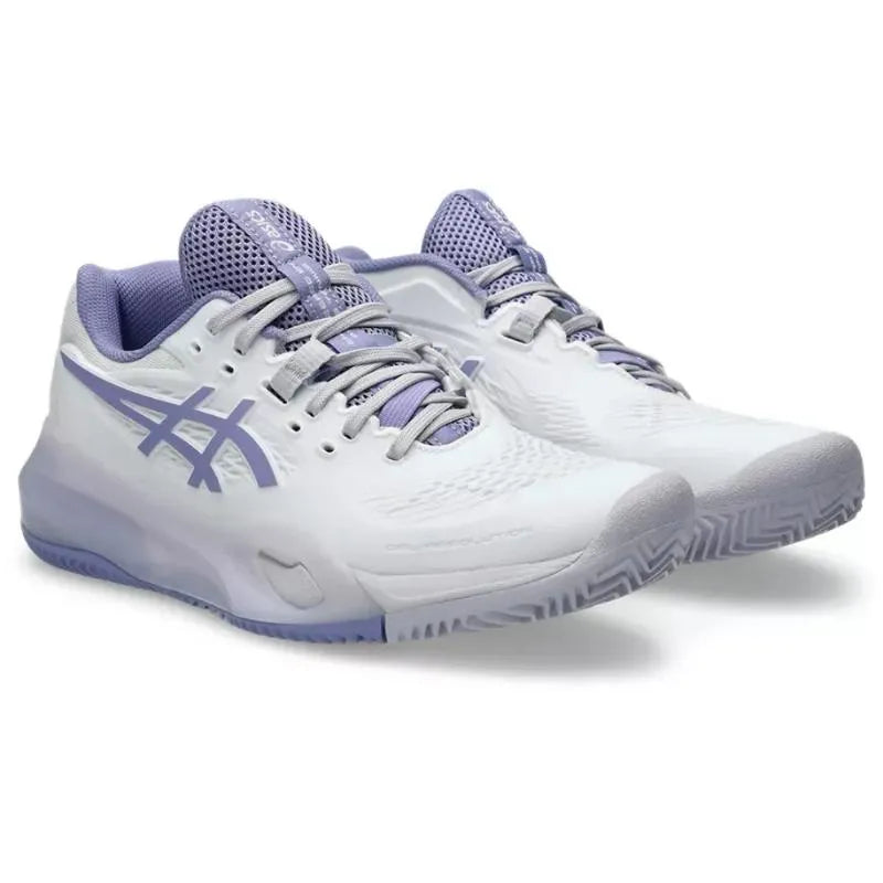 Asics Gel Resolution X Clay Blanc Lila Femme - vue 4