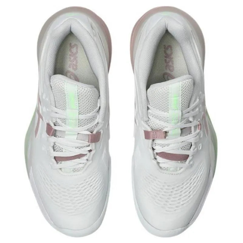 Asics Gel Resolution X Clay Blanc Rose Morganita Femme - vue 4