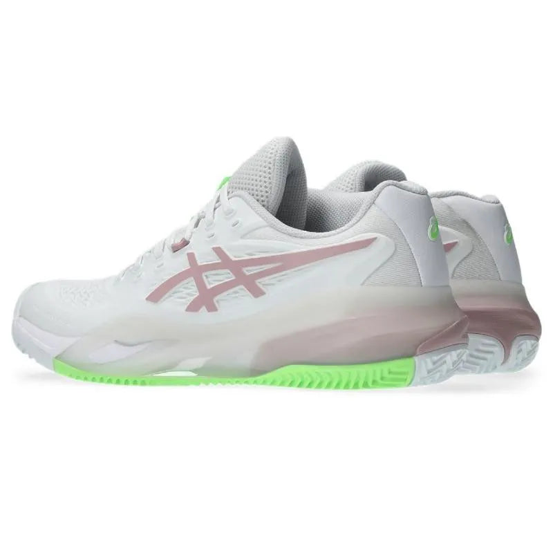 Asics Gel Resolution X Clay Blanc Rose Morganita Femme - vue 6