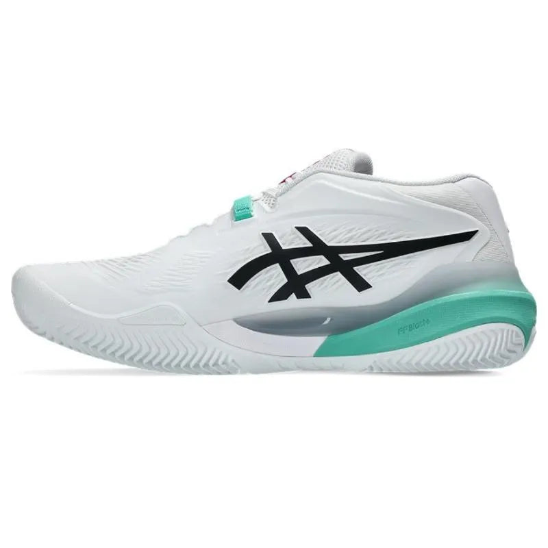 Asics Gel Resolution X Clay Blanc Vert Aurora - vue 3