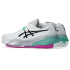 Asics Gel Resolution X Clay Blanc Vert Aurora - vue 6