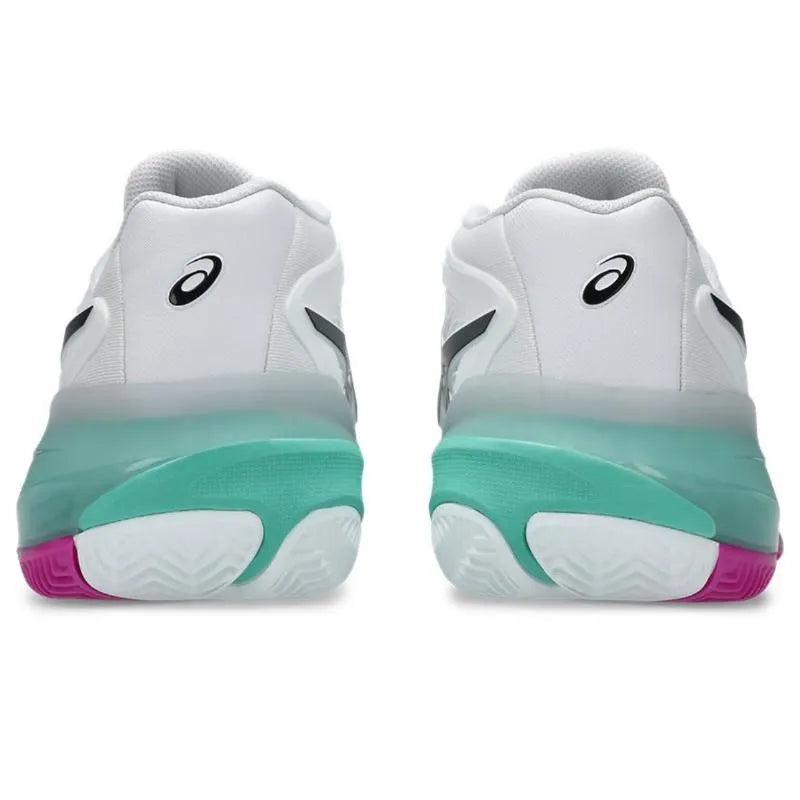 Asics Gel Resolution X Clay Blanc Vert Aurora - vue 7