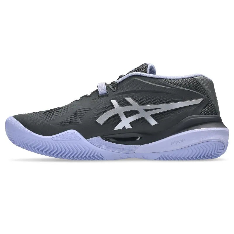 Asics Gel Resolution X Clay Gris Grafito Lila - vue 3