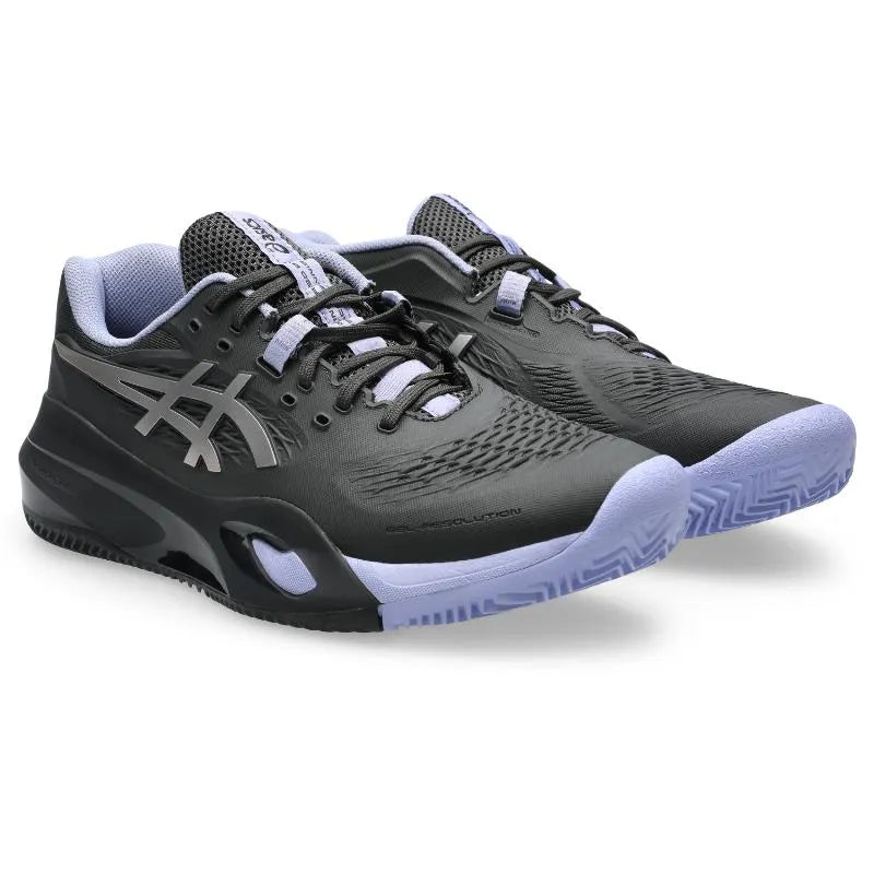 Asics Gel Resolution X Clay Gris Grafito Lila - vue 4
