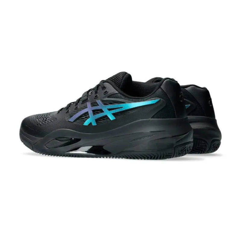 Asics Gel Resolution X Clay Noir Bleu - vue 4
