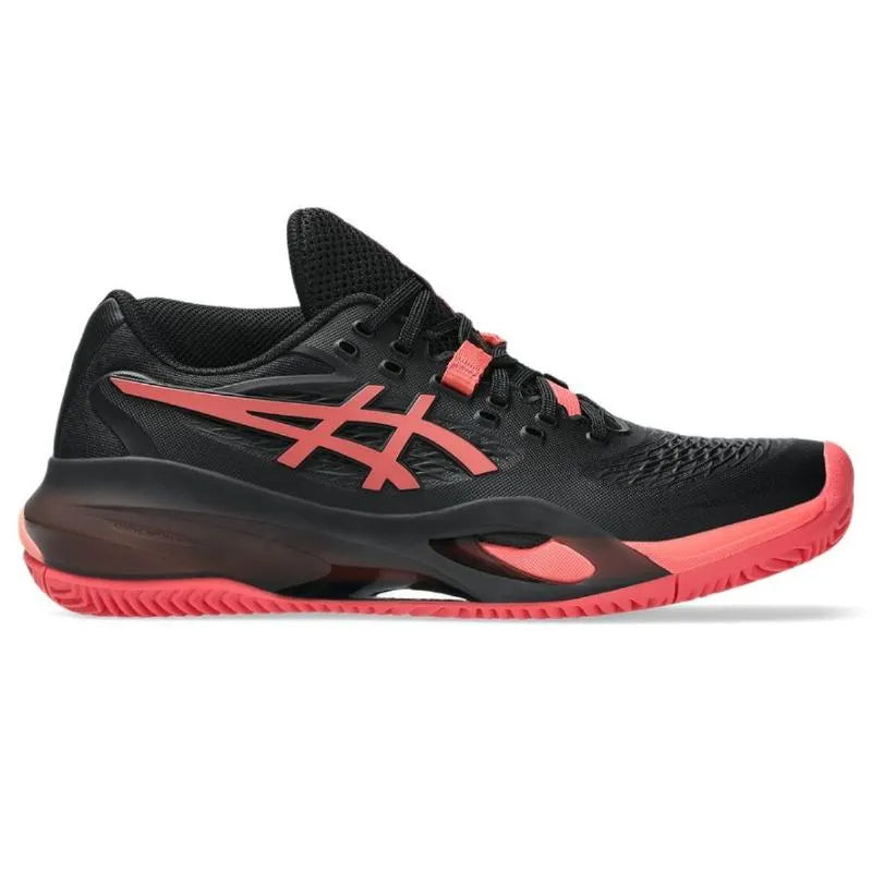 Asics Gel Resolution X Clay Noir Rouge Femme