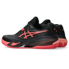 Asics Gel Resolution X Clay Noir Rouge Femme - vue 6