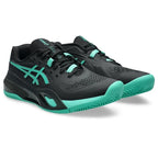 Asics Gel Resolution X Clay Noir Vert Aurora - vue 5