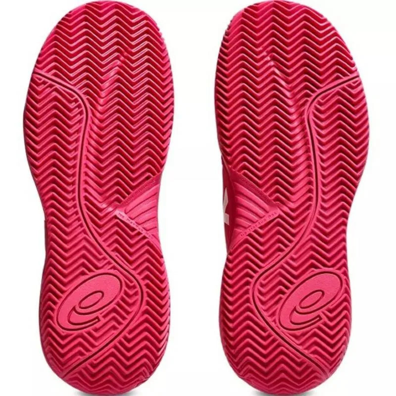 Asics Gel Resolution X Clay GS Rose Brillante Crema - vue 2