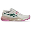 Asics Gel Resolution X Padel Beige Vert Femme