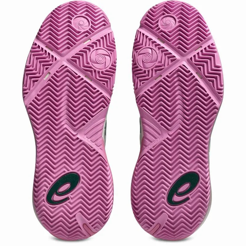 Asics Gel Resolution X Padel Beige Vert Femme - vue 2