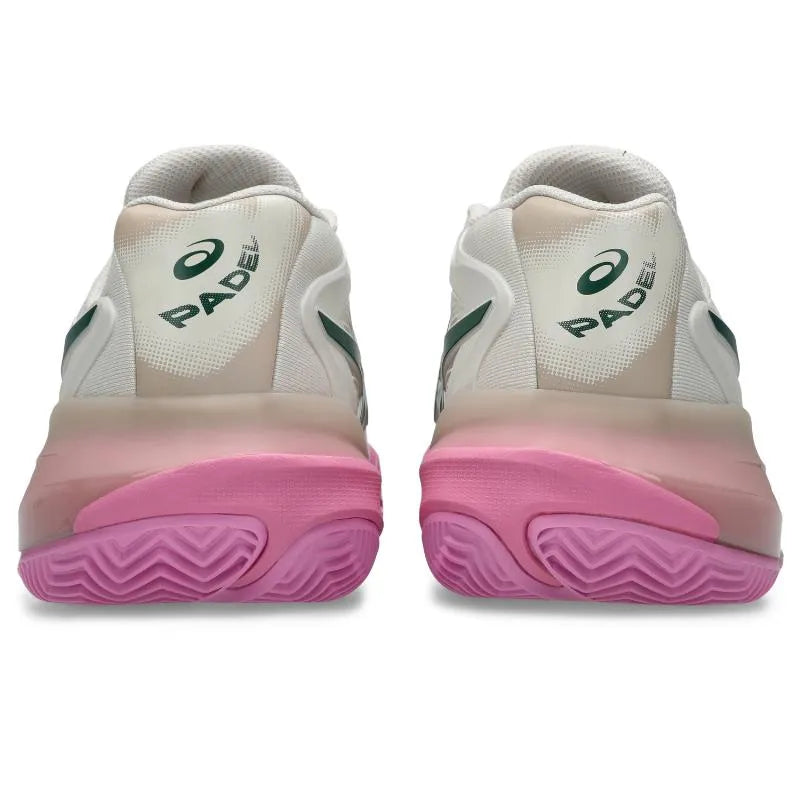 Asics Gel Resolution X Padel Beige Vert Femme - vue 5