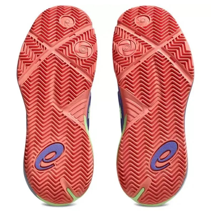 Asics Gel Resolution X Padel Purpura Vert Femme - vue 2
