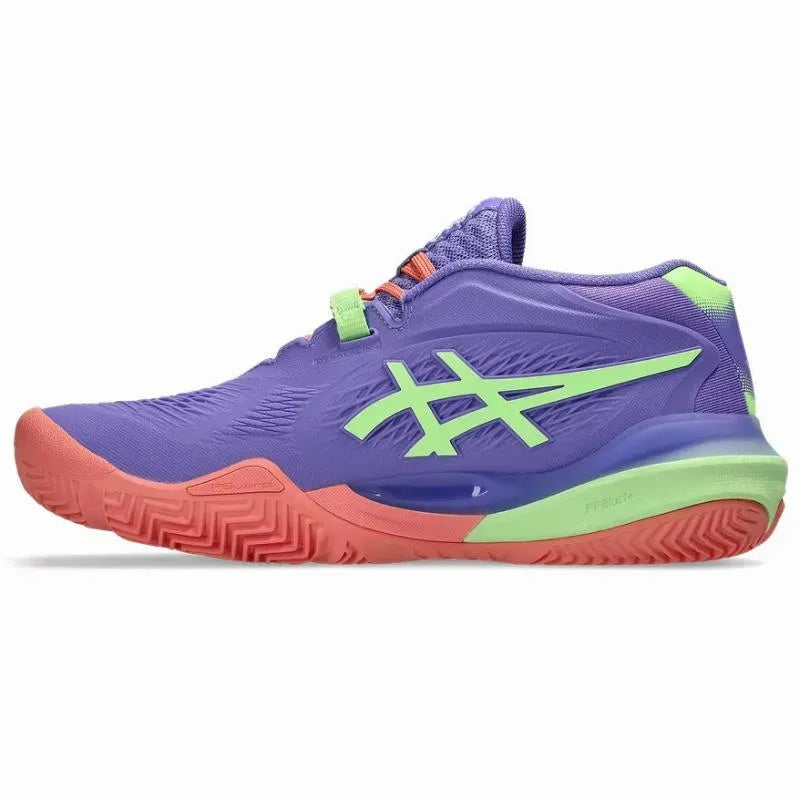 Asics Gel Resolution X Padel Purpura Vert Femme - vue 3