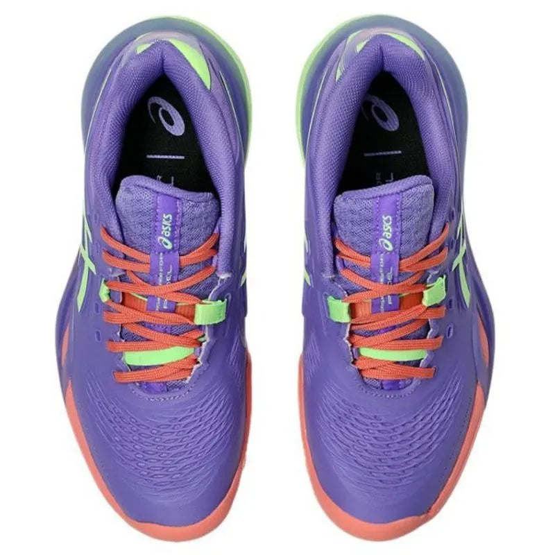 Asics Gel Resolution X Padel Purpura Vert Femme - vue 4